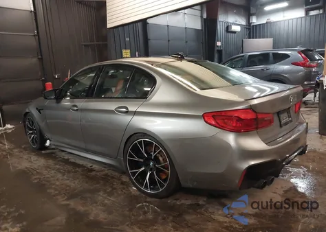 2019 BMW M5 Competition z USA, uszkodzony, nr VIN WBSJF0C5XKB285767